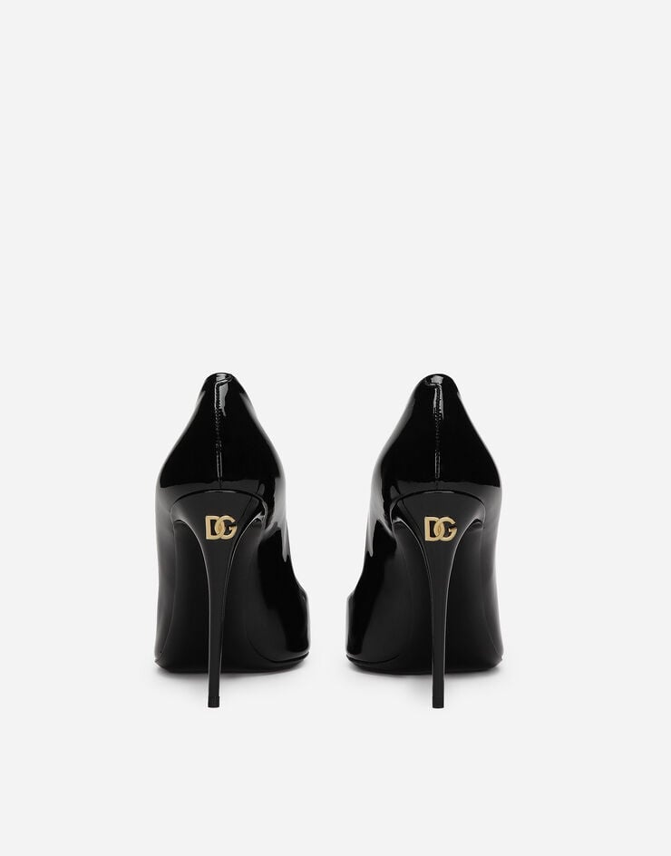 Dolce & Gabbana パンプス エナメル ブラック CD1710A1471