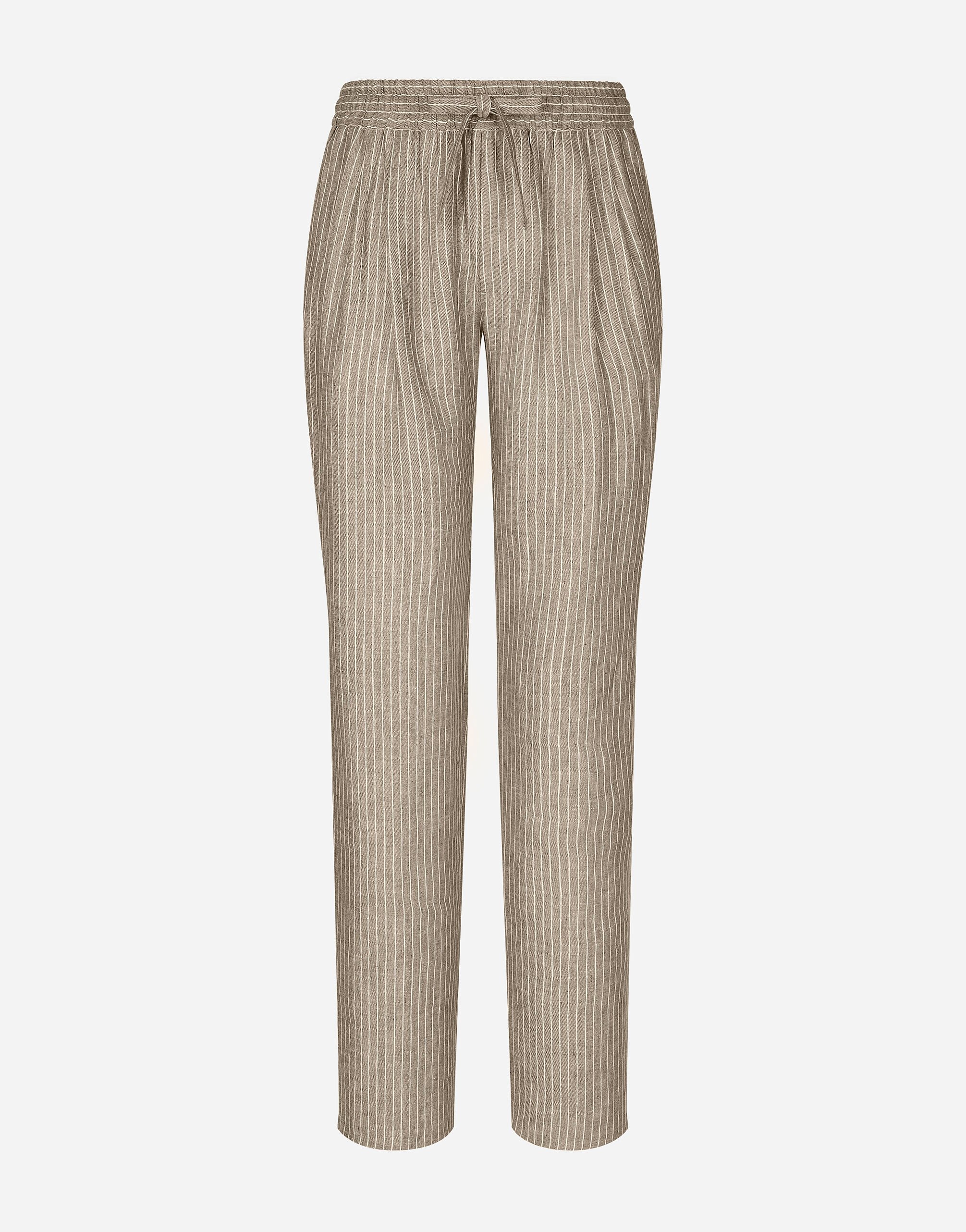 Dolce & Gabbana Linen jogging pants Print GW0MATHS5RU
