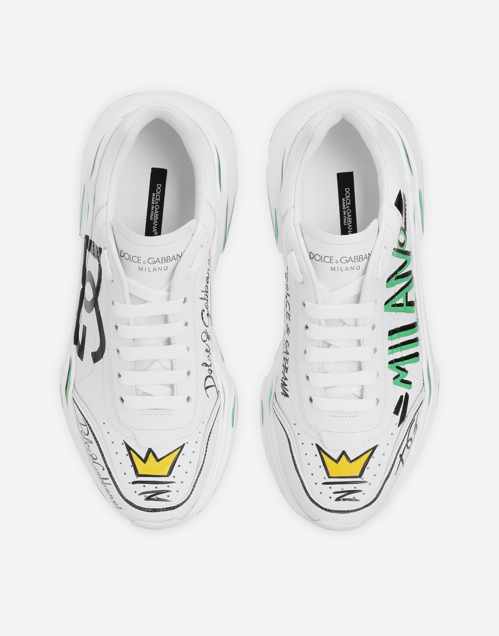 Sneaker Daymaster in vitello nappato Donna in Multicolore da