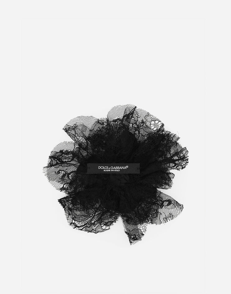 Dolce & Gabbana Брошь в форме цветка черный FX062AGDCIE