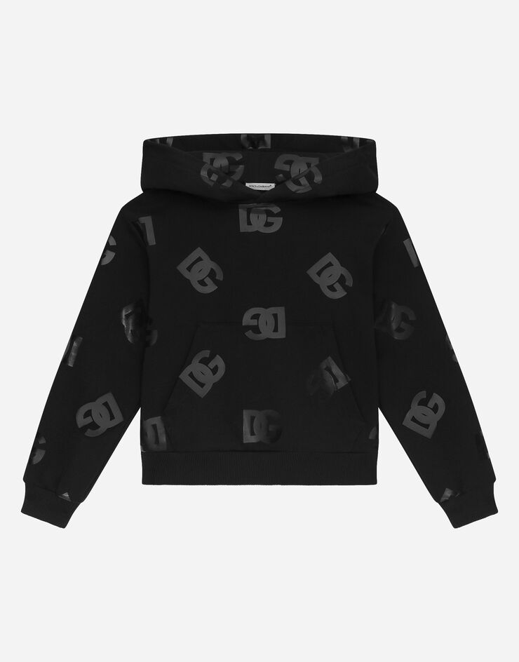 Dolce & Gabbana Jersey hoodie ブラック L4JWHPG7L4R