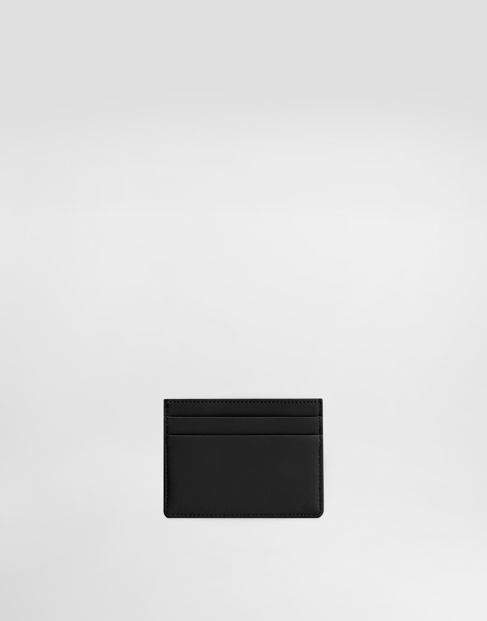 【関税＆送料込み】Dolce & Gabbana Black Leather Cardholder Dolce & Gabbana Cardholder Leather Lanyard | Sendegaro