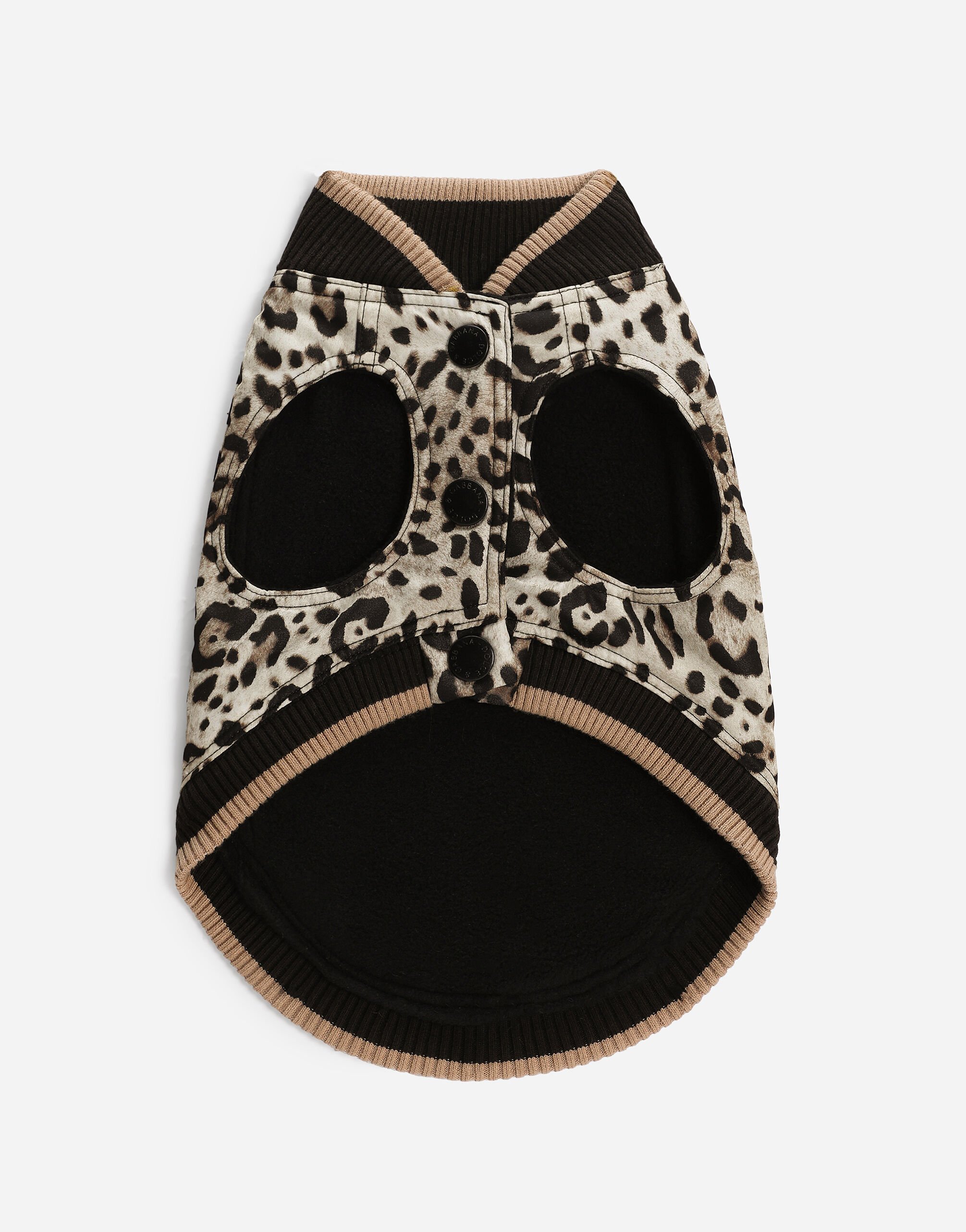 Piumino per cani in Stampa da Uomo Dolce Gabbana