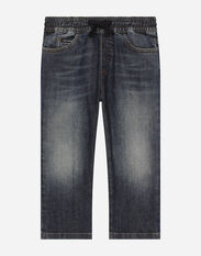 Dolce & Gabbana Blue wash stretch denim jeans Multicolor L4JPFNHS7KD