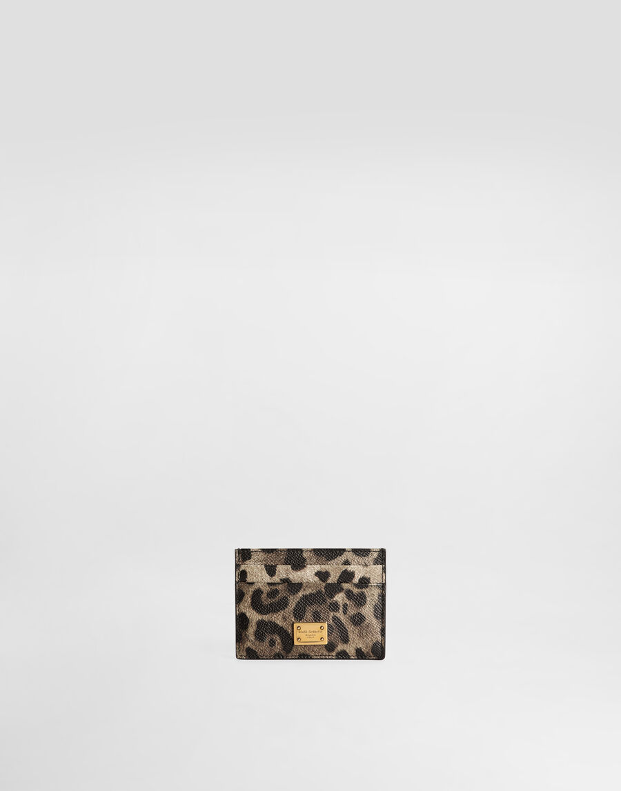 Dauphine card holder with plate