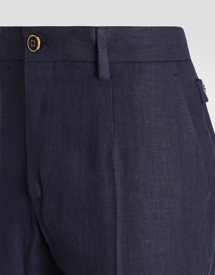 Dolce & Gabbana Linen pants Dolce & Gabbana Linen pants Blue GY6IETGK320