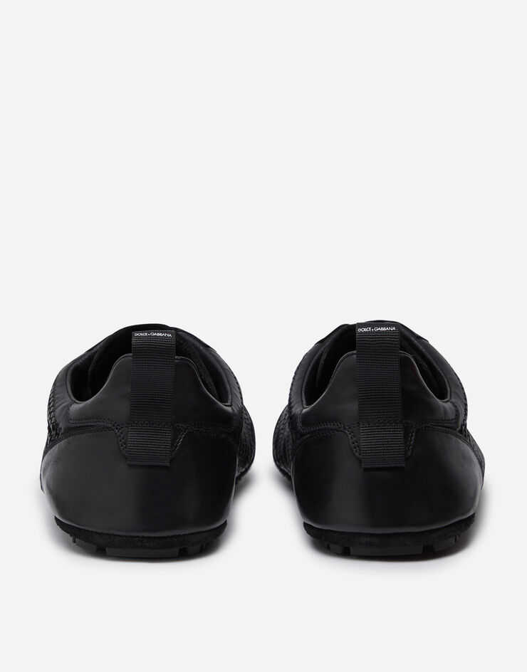 Dolce & Gabbana Braided calfskin francesina NOIR A20116AJ888