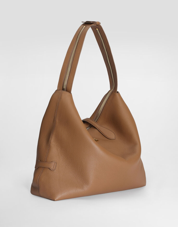 Dolce & Gabbana Bolso de hombro Vittoria en piel de becerro Dolce & Gabbana Bolso de hombro Vittoria en piel de becerro Marrón BB7967A0841
