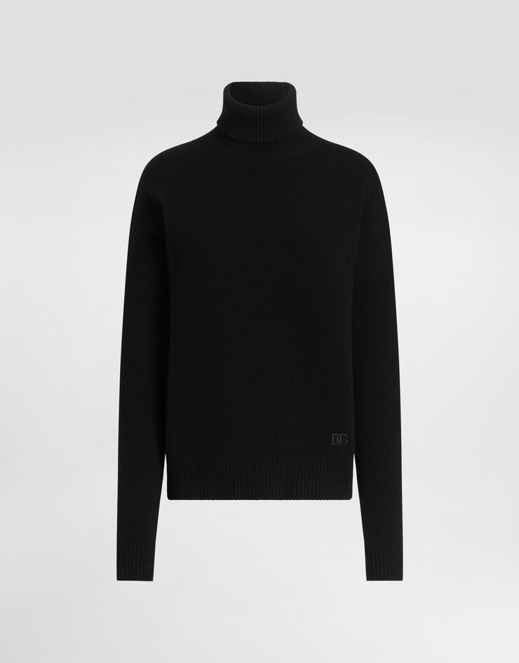 Dolce & Gabbana Wool turtleneck pullover Black FXW85ZJDVGL