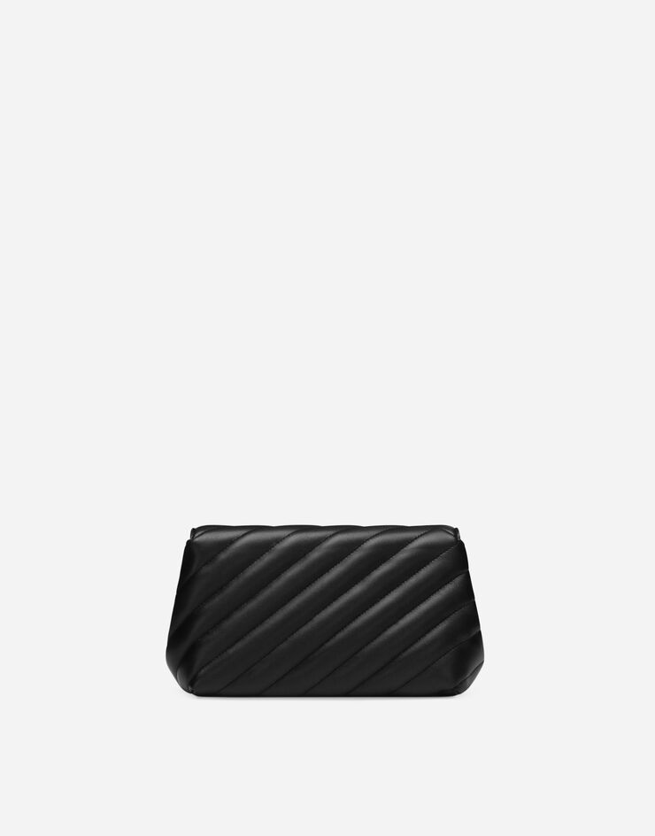 Dolce & Gabbana Small Lop bag in quilted nappa leather Black BB7312AD155