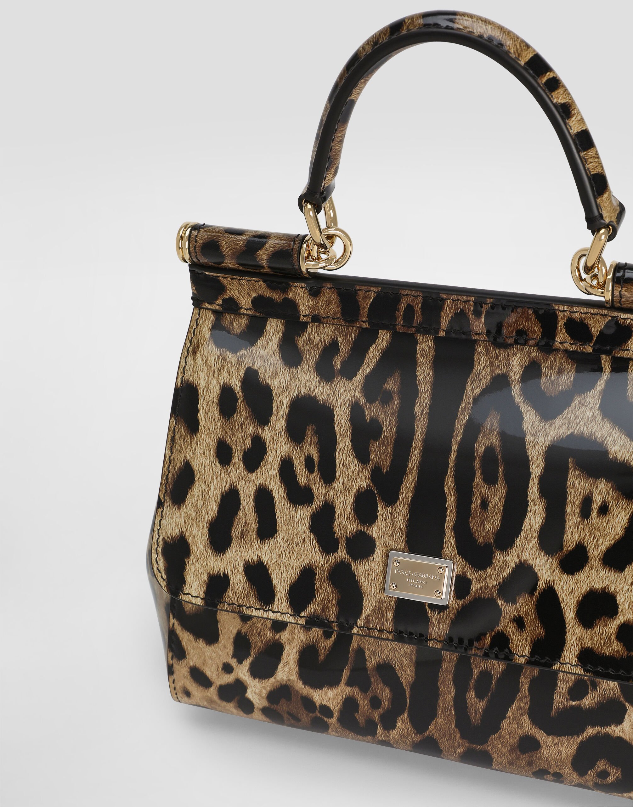 アニマリエプリントのウィメンズ レオパードプリント ポリッシュド