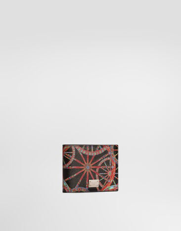 Dolce & Gabbana Carretto-print calfskin wallet Multicolor BP3102A0744