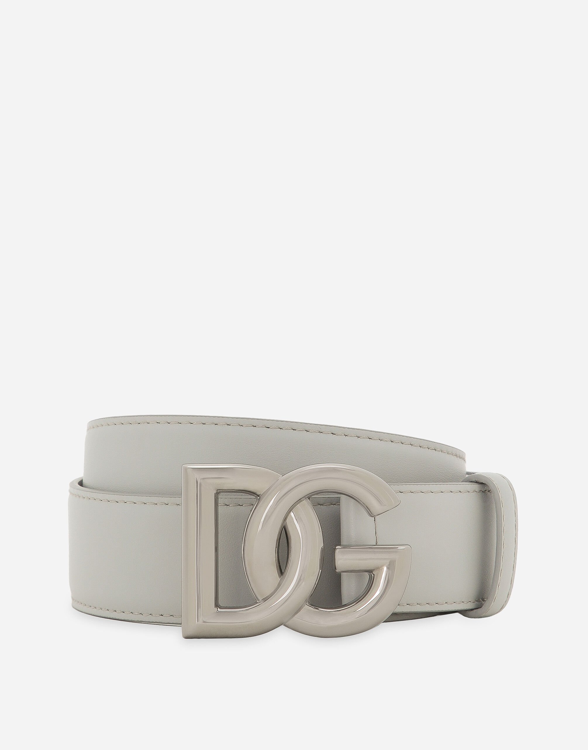 Dolce & Gabbana Gürtel mit DG Logo Braun BC4675AT489