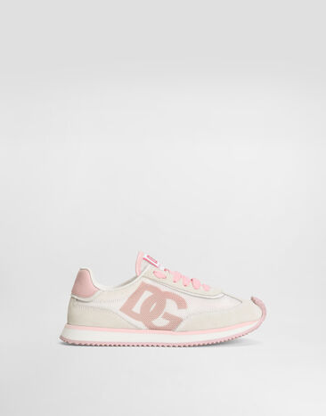 Dolce & Gabbana Mesh and calfskin nappa DG Cushion sneakers Multicolor DA5275AW478