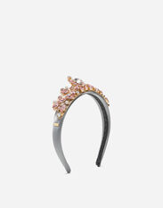 Dolce & Gabbana Serre-tête à applications bijoux all-over Rouge L52DH0HLMHW