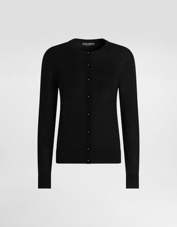 Dolce & Gabbana Cashmere cardigan Black FXV09ZJGMHZ