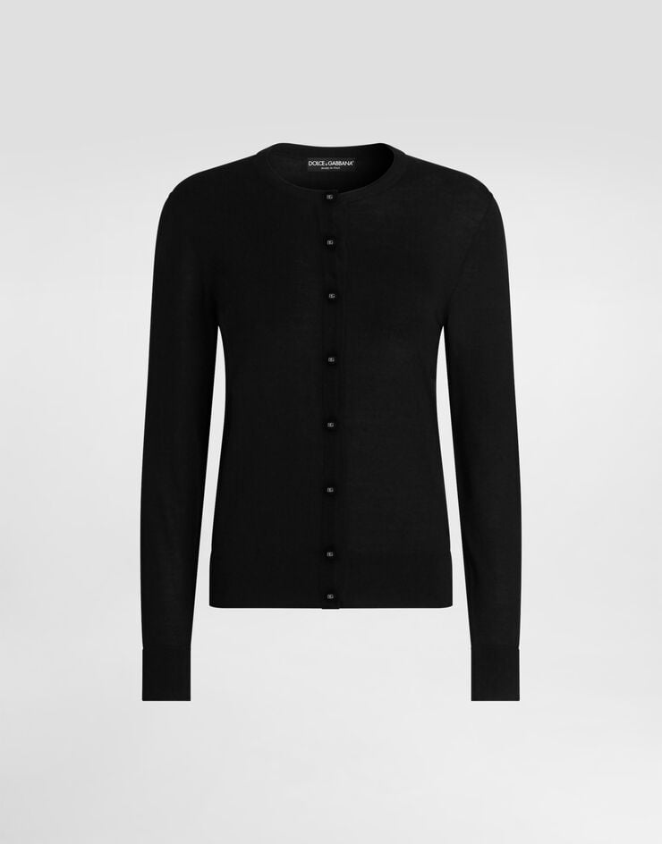 Dolce & Gabbana Cashmere cardigan Dolce & Gabbana Cashmere cardigan Black FXV09ZJGMHZ