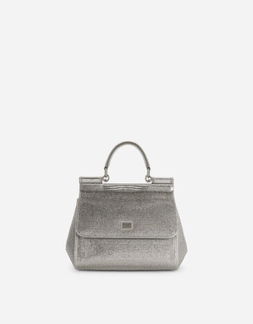 Dolce & Gabbana  Bolso de mano Sicily mediano Plateado BB6003AN241