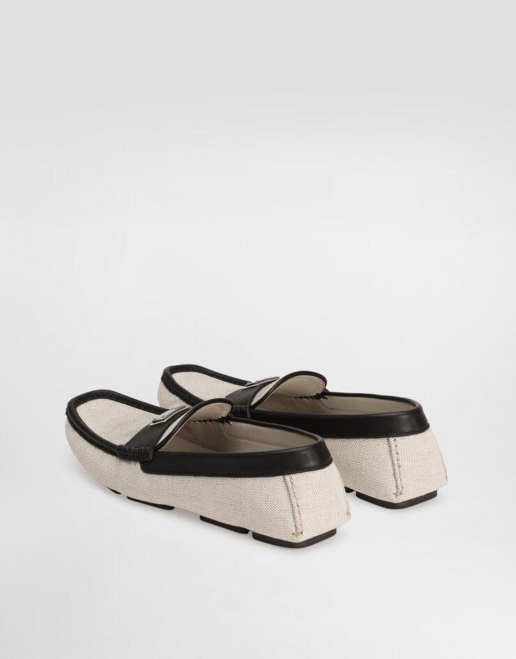 Dolce & Gabbana DG driver salt&pepper slipper Multicolor A50714A9Q93