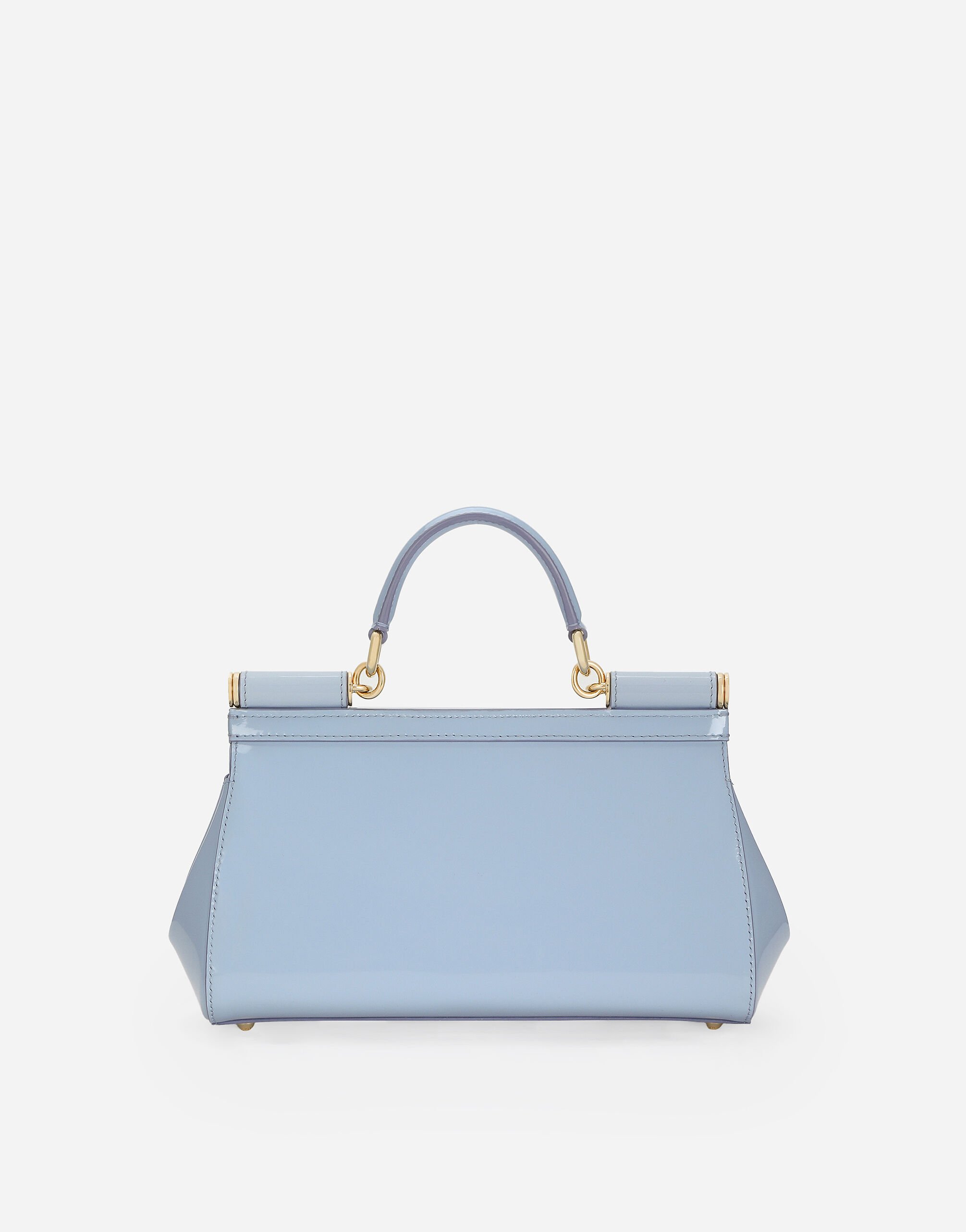 Elongated medium Sicily handbag in Light Blue for Women Dolce Gabbana