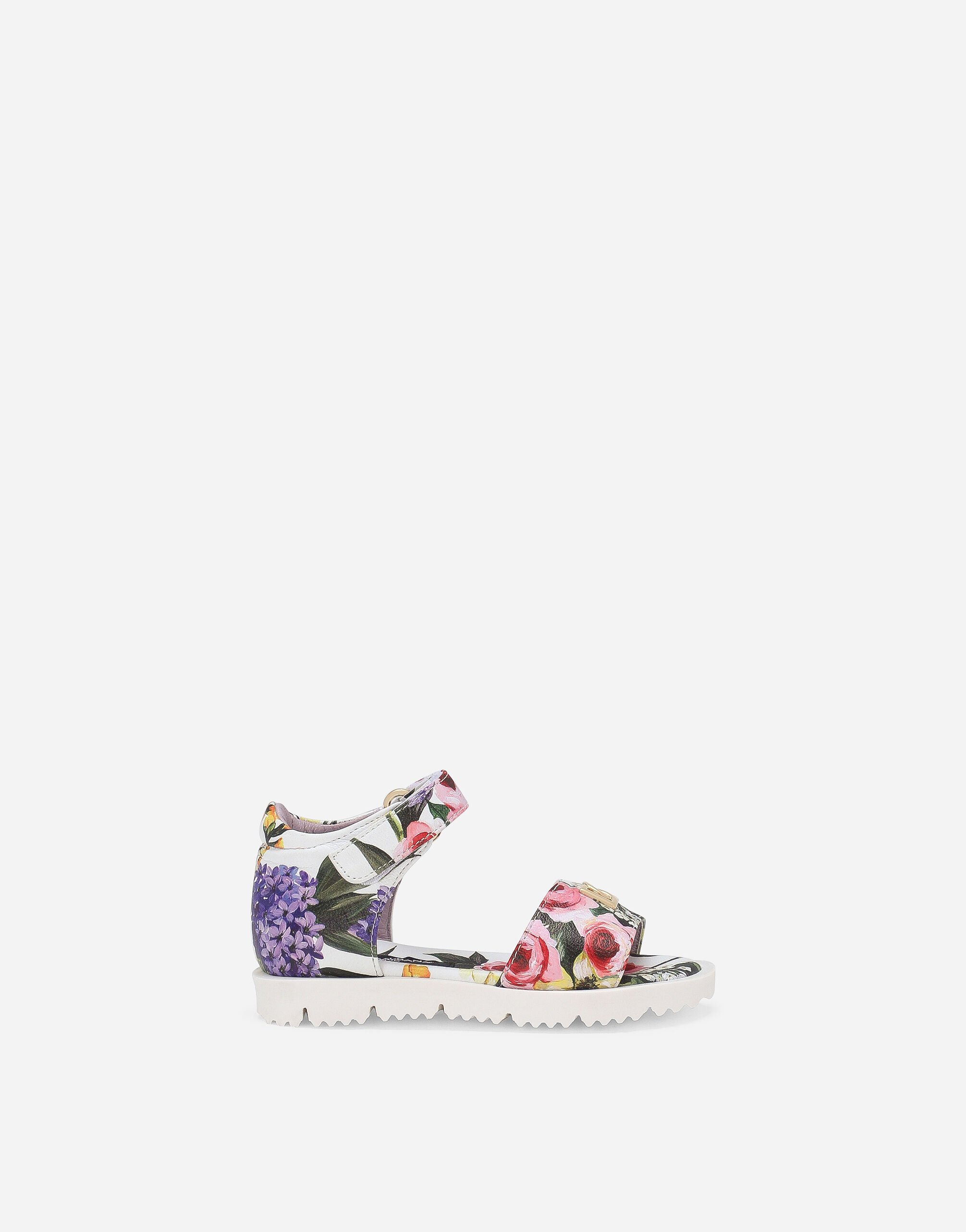 Dolce & Gabbana Printed nappa leather sandals Print D20086AD471