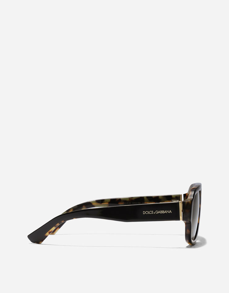 Dolce & Gabbana Gafas de sol Lusso Sartoriale Negro sobre w habana amarillo VG4516VP49A