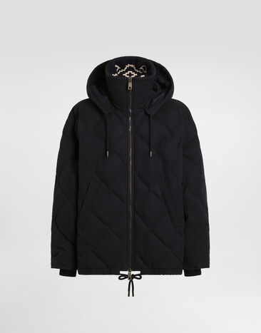 Dolce & Gabbana Quilted cotton padded jacket Dolce & Gabbana Quilted cotton padded jacket Blue G9CHLTHUMXI