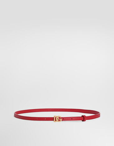 Dolce & Gabbana Calfskin belt Red BE1588AK274