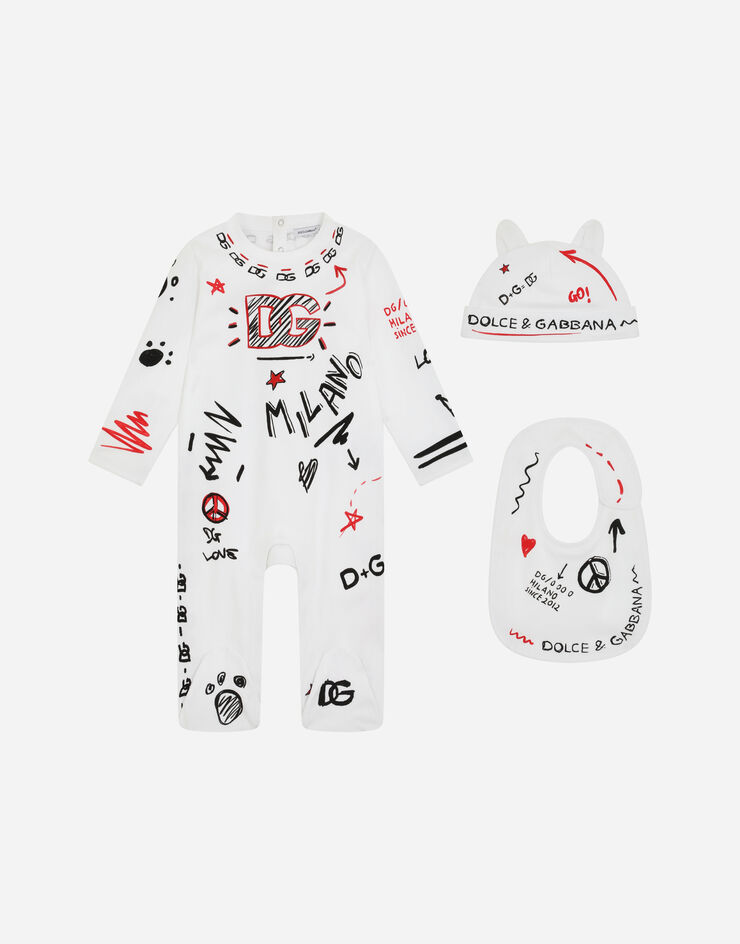 Dolce & Gabbana 3-piece graffiti-print gift set Multicolore L1JO3ZG7B8L