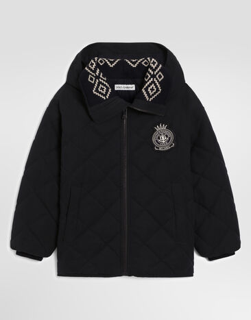 Dolce & Gabbana Steppjacke aus Baumwolle Blue L4JB8LHUMXI