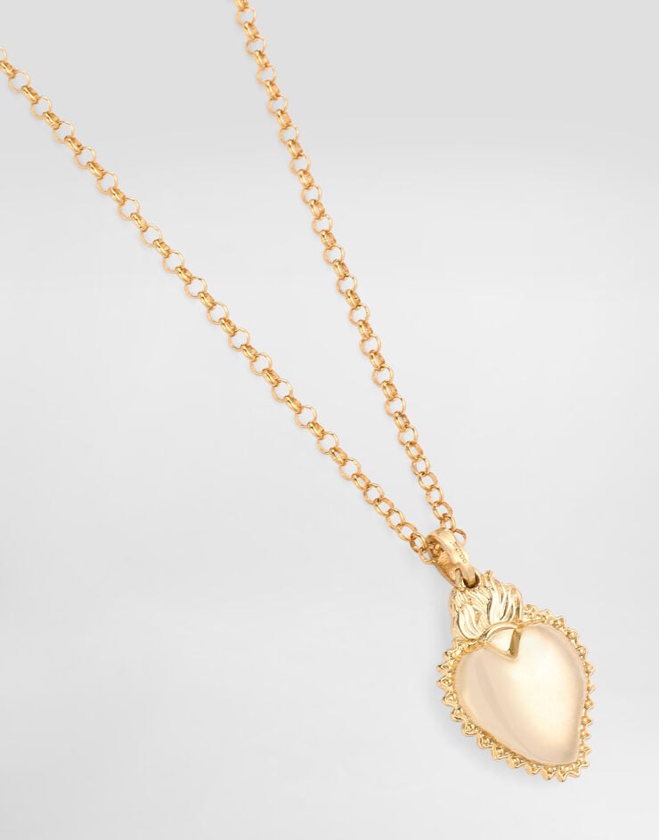 Dolce & Gabbana Heart pendant necklace Gold WNS8S2W1111