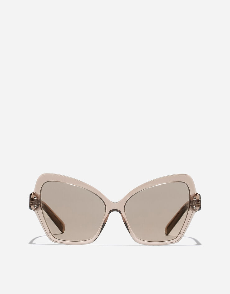 Dolce & Gabbana DG Sharped  sunglasses Transparent camel VG446BVP25A