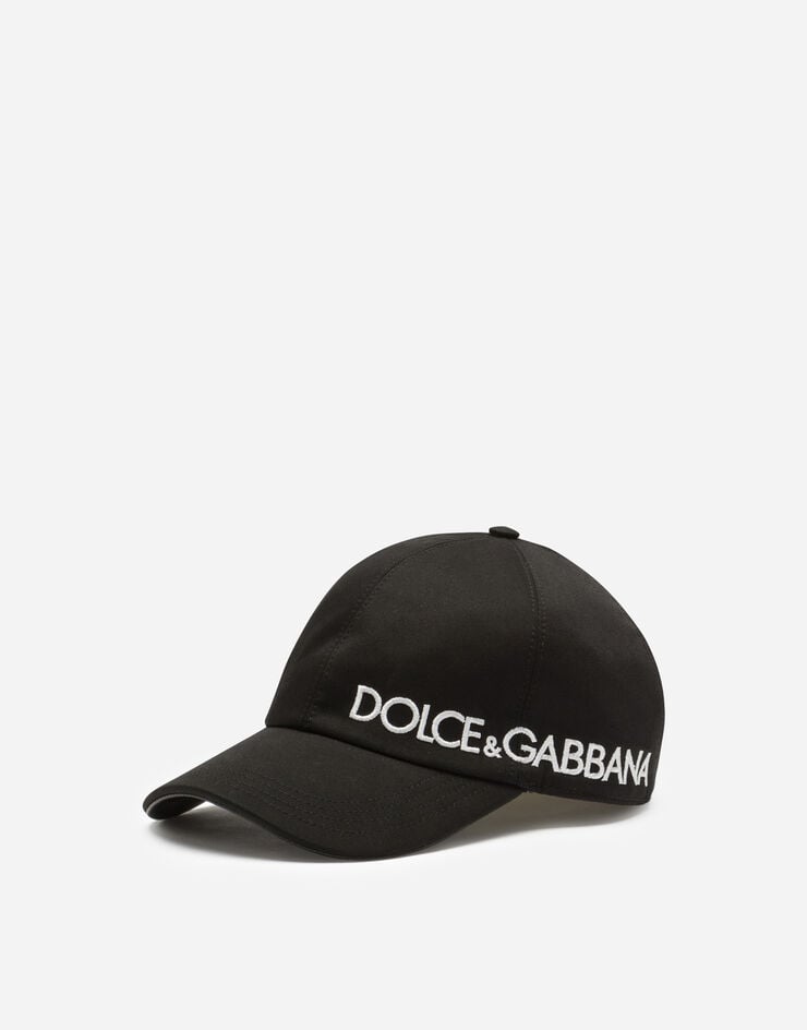 Dolce & Gabbana DOLCE&GABBANA 자수 베이스볼 캡 블랙 GH590ZGEO19