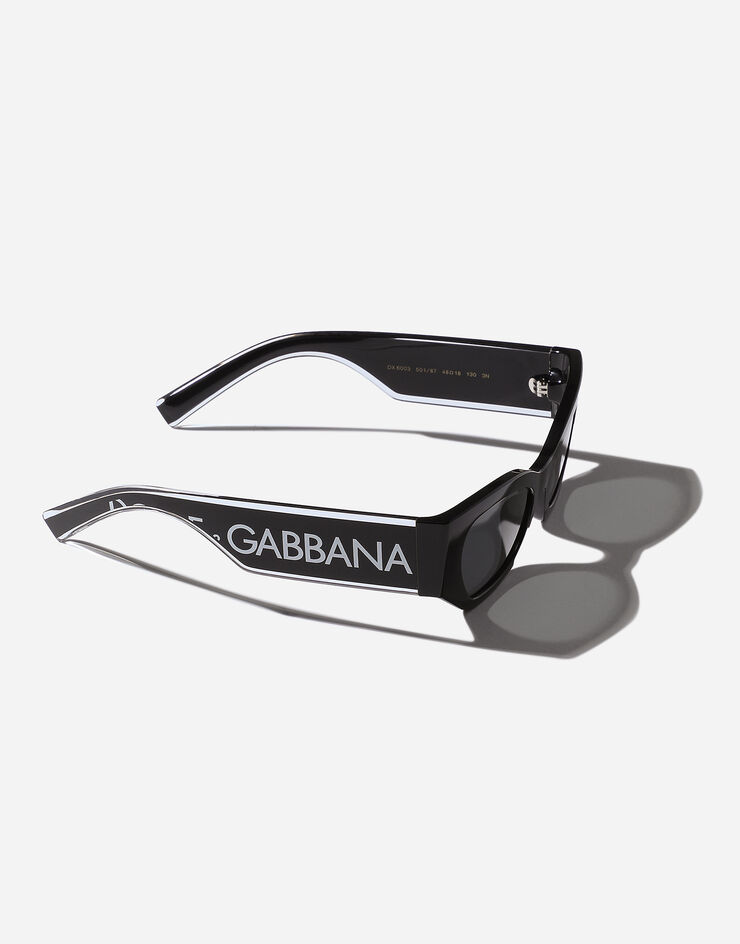 Dolce & Gabbana Sonnenbrille Logo DNA Schwarz VG600KVN187