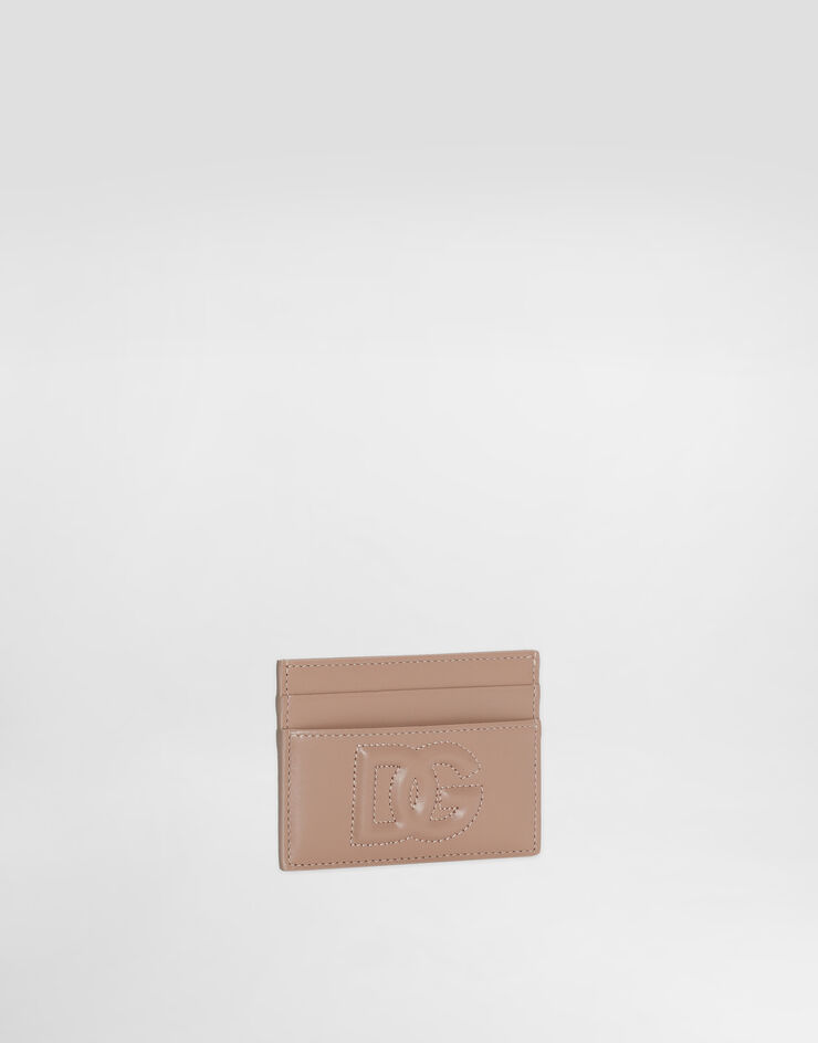 Dolce & Gabbana Tarjetero DG Logo Rosa Pálido BI0330AG081