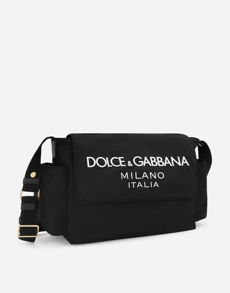 Dolce & Gabbana Nylon changing mat bag Black EB0240AG182