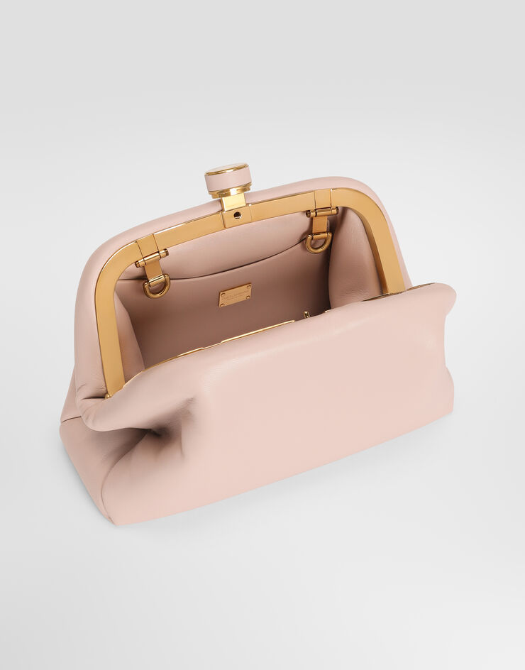 Dolce & Gabbana 핸드백 Grandma 미니 플롱제 나파 가죽 소재 페일 핑크 BB7993BF984