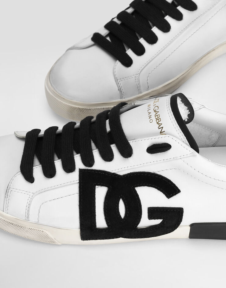 Dolce&Gabbana Calfskin Portofino Vintage sneakers Multicolor CS2203AO277