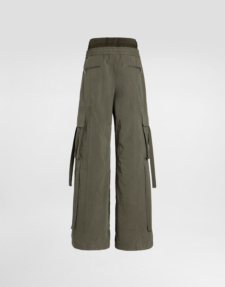 Dolce & Gabbana Waxed faille trousers Multicolor FTDGXTHUMS8