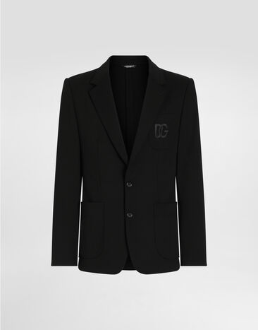 Dolce & Gabbana Stretch jersey Portofino jacket Black G2PT9ZFUGP0