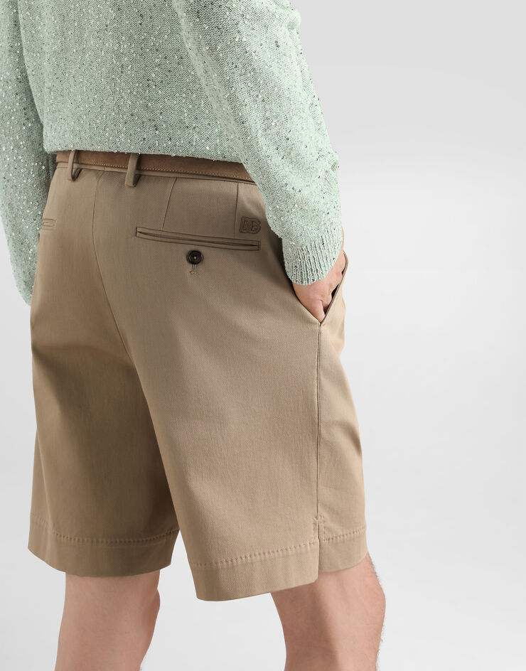 Dolce & Gabbana Cotton bermuda shorts Dolce & Gabbana Cotton bermuda shorts Beige GW0MAZFUFL9