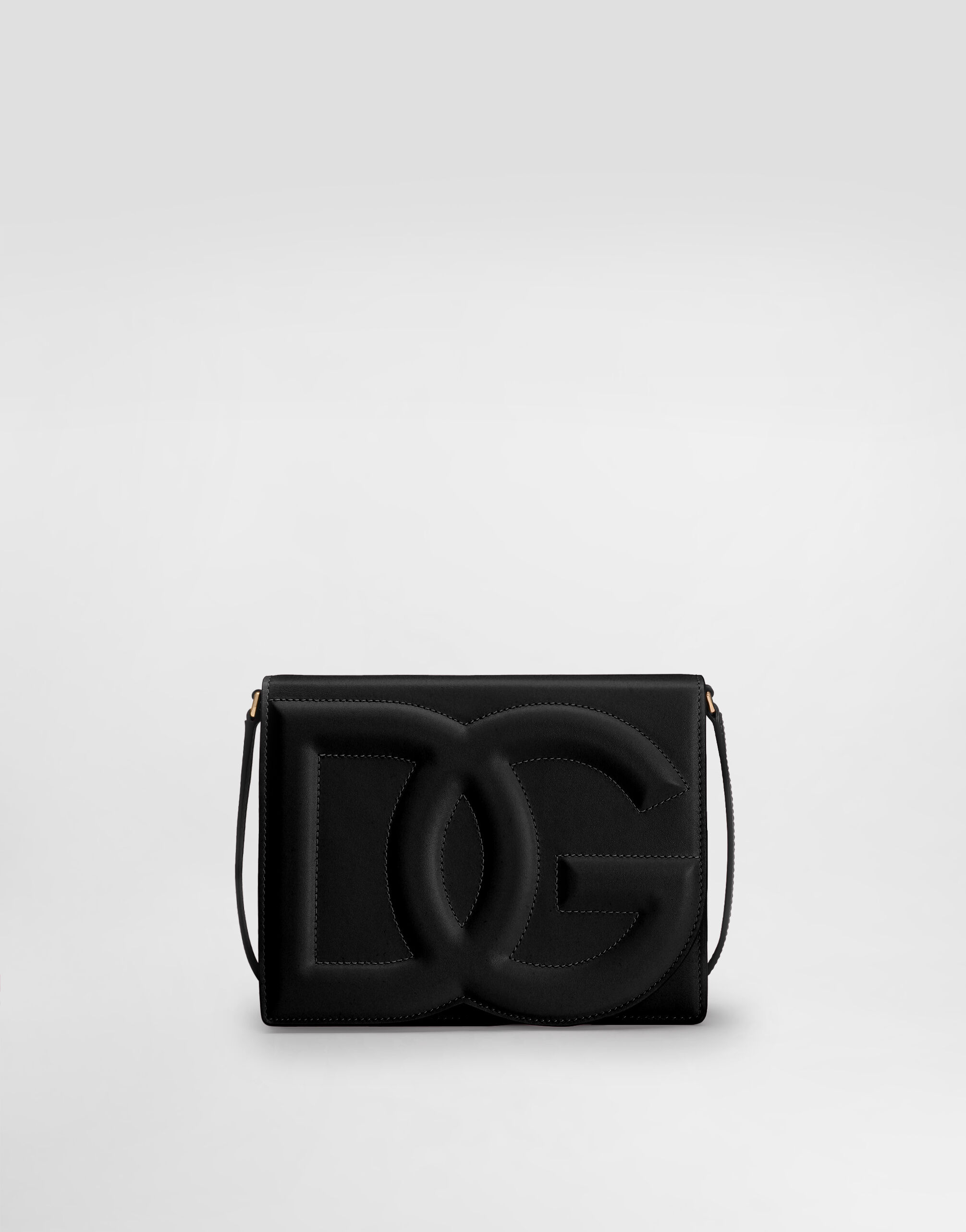 Calfskin DG Logo Bag crossbody bag in Black for Women | Dolce&Gabbana® US