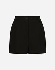 Dolce & Gabbana Double wool crepe shorts Print FTCJUTHS5NO