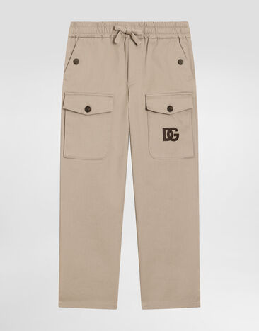 Dolce & Gabbana Gabardine trousers Beige L44P97FUFL3