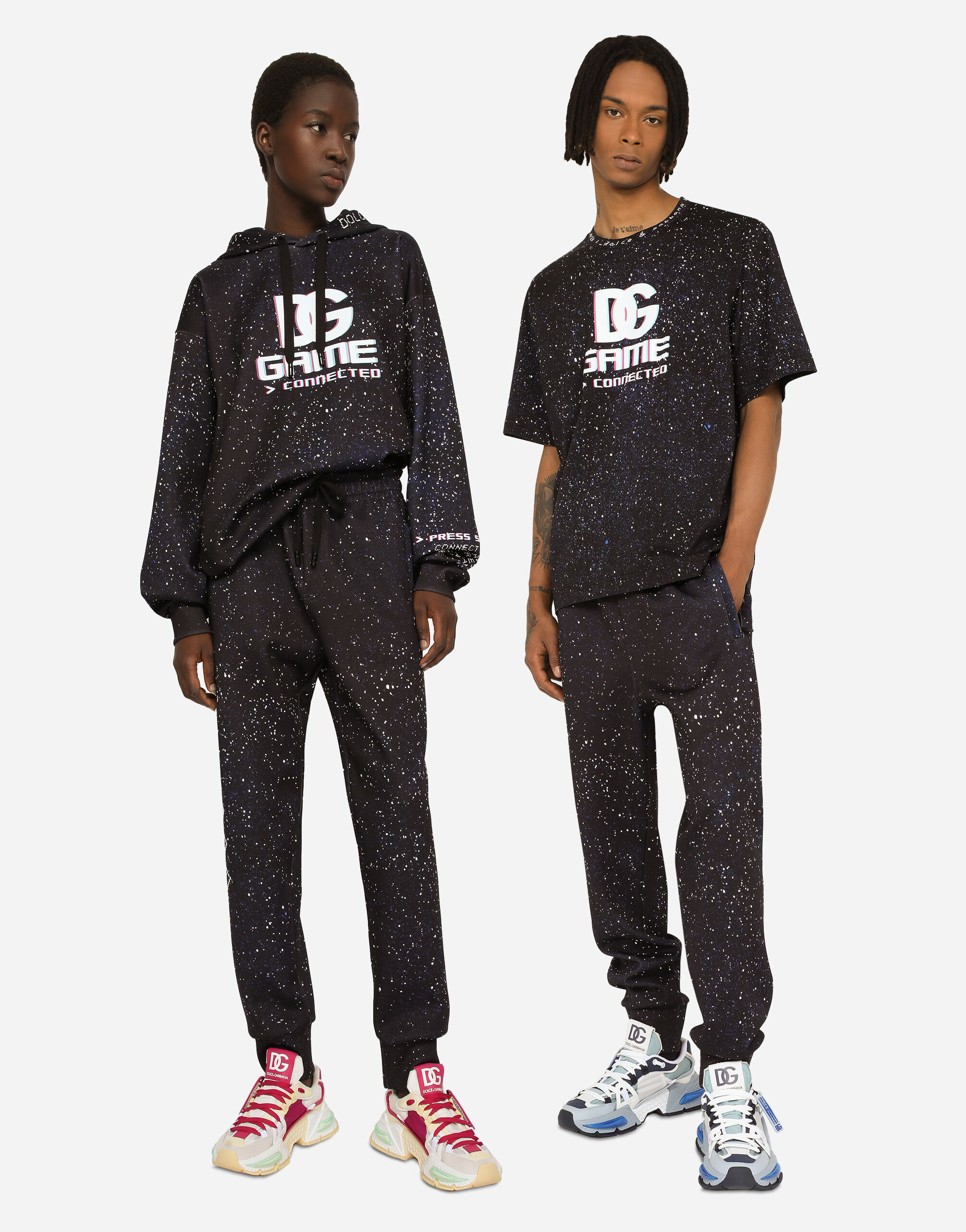 Jogging pants with DG Game print in Multicolor for Men