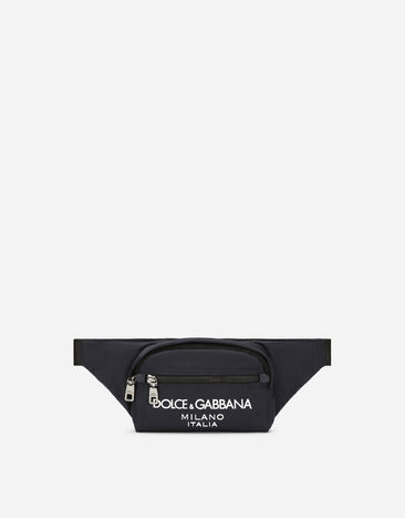 Dolce & Gabbana Small nylon belt bag Black BM2385AV956