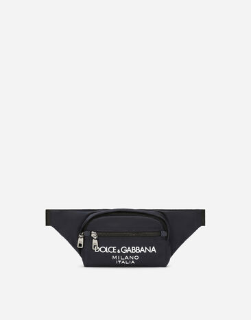 Dolce & Gabbana Small nylon belt bag Black BM2336AG182