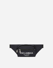 Dolce&Gabbana Sac banane petit format en nylon Gris BM2279AP549