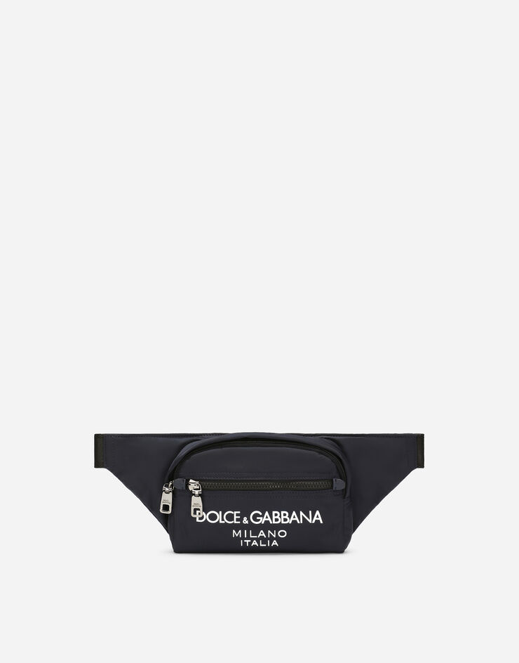 Dolce & Gabbana Small nylon belt bag Blue BM2218AG182