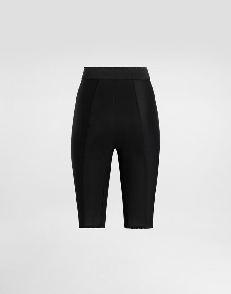 Dolce & Gabbana Stretch satin bike shorts Black FTAMHTGDCMX